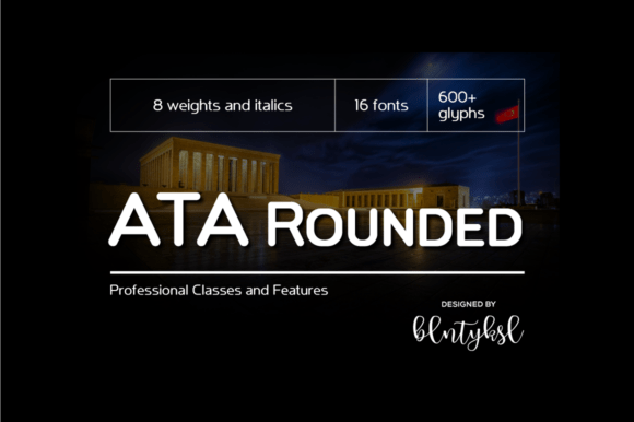 Ata Rounded: A Clean Sans Serif Font for Makers