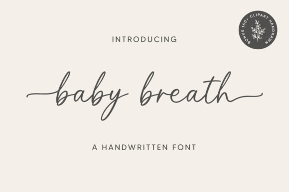 Baby Breath Script Font for Elegant Digital Design