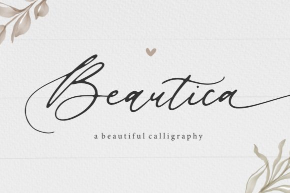 Beautica Beautiful Calligraphy Font for Polished Brand Visuals
