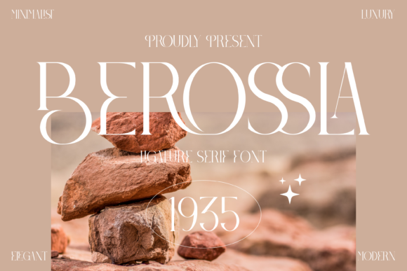 Berossla: Elegant Serif Font for Luxury Branding