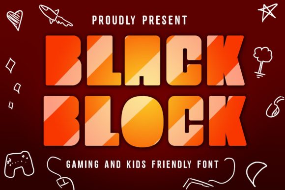 Black Block Display Font for Bold Campaign Headlines