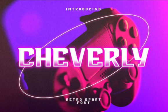 Cheverly Font: Bold Retro Display Typeface for Handmade Creators
