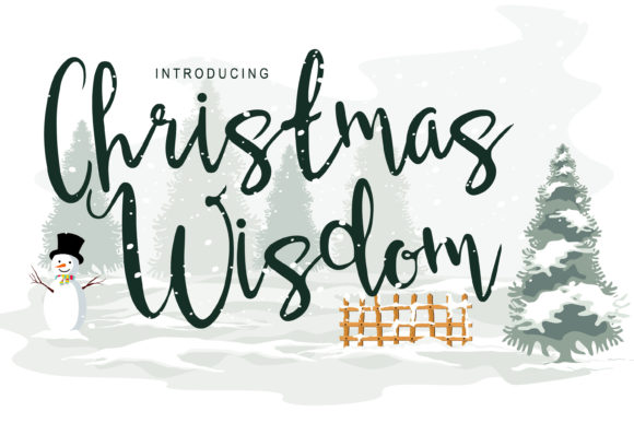 Christmas Wisdom: An Elegant Script Handwritten Font for Digital Brands
