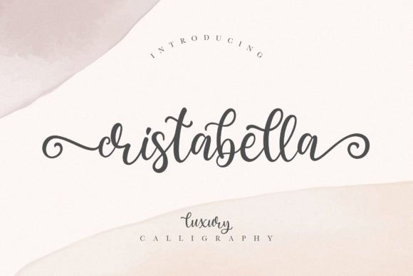 Cristabella: Elegant Script Handwritten Font for Designers