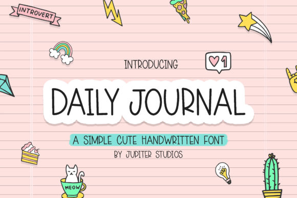 Daily Journal: A Script Handwritten Font for Warm, Authentic Typography