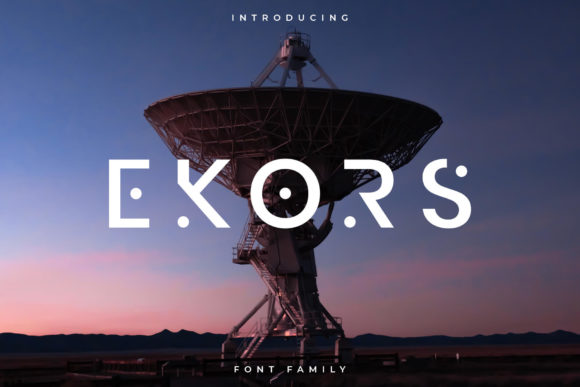Ekors Display Font for Bold, Futuristic Campaigns