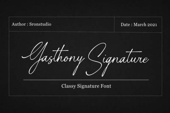 Gasthony Signature Font for Elegant, Consistent Branding