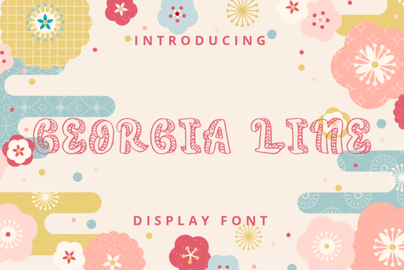 Georgia Line Display Font for Creative Web Design