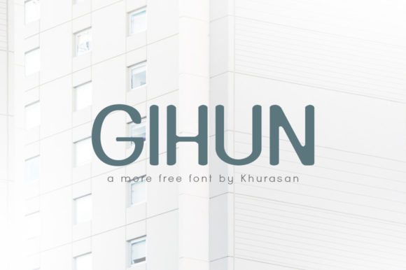 Gihun Font: A Clean Modern Sans Serif for Real Branding Work
