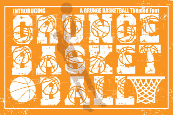 Grunge Basketball: Bold Display Font for Sports & Branding