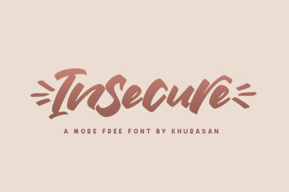 Insecure Font: A Clean Handwritten Typeface for Branding