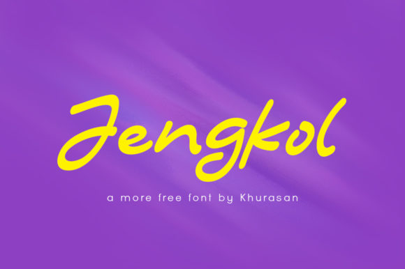Jengkol: A Relaxed Handwritten Font for Modern Designers