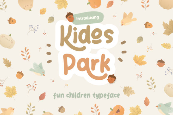 Kidos Park: A Fun and Friendly Display Font for Editorial Design