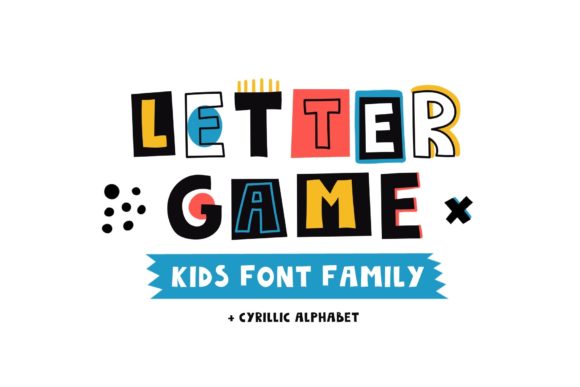 Letter Game: A Playful Display Font for Creative Projects