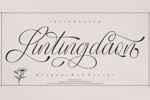 Lintingdaon Script: A Romantic Script Handwritten Font for Elegant Web Design