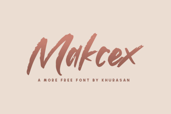 Makcex Font: A Casual Handwritten Typeface for Small Business Branding