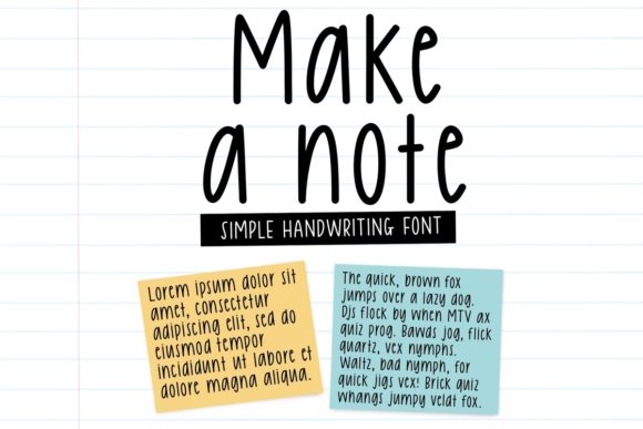 Make a Note: A Script Handwritten Font for Warm, Human-Centered Design