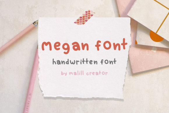 Megan Font: A Cute Handwritten Typeface for Warm Branding