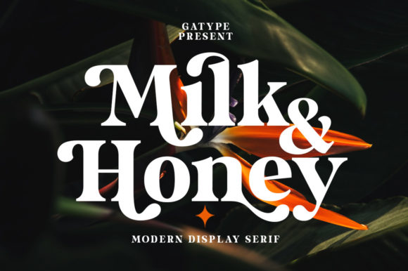 Milk and Honey Font for Bold, Elegant Brand Identity