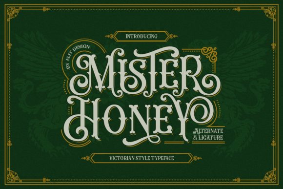 Mister Honey: A Victorian Blackletter Font for Brand Elegance