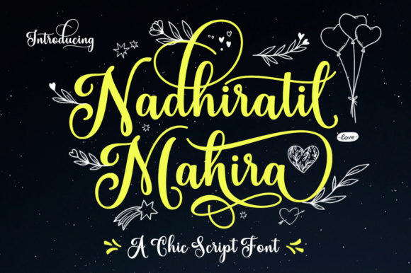 Nadhiratil Mahira: Elegant Script Font for High-Impact Campaigns