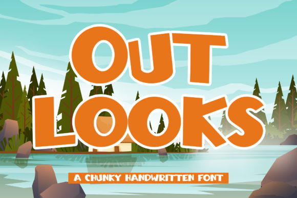 Outlooks: A Joyful Chunky Display Font for Scroll-Stopping Visuals