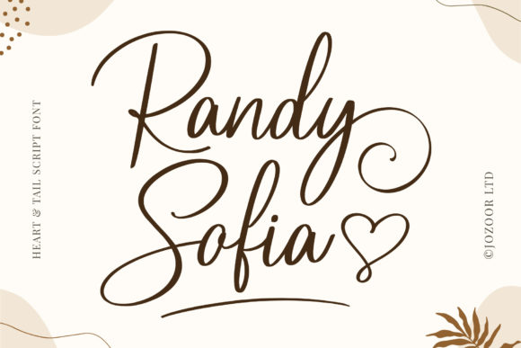 Randy Sofia: A Romantic Script Handwritten Font for Luxury Design
