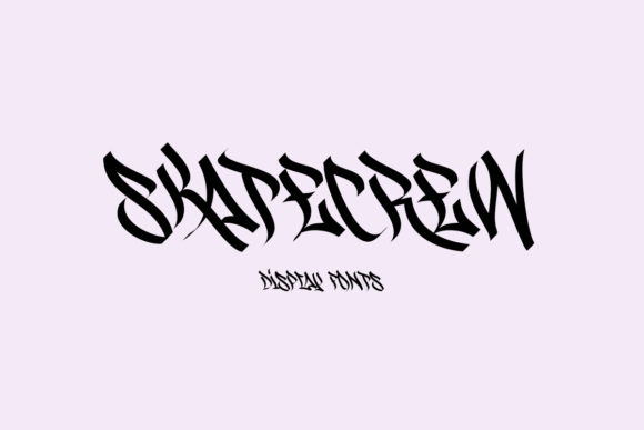 Skatecrew: A Wildstyle Graffiti Font for Bold Editorial Moments