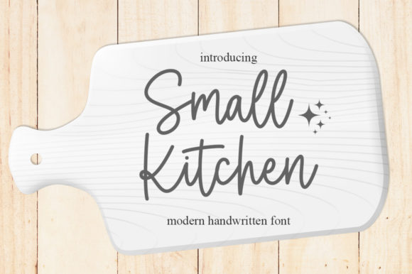 Small Kitchen: A Graceful Script Font for Editorial Elegance