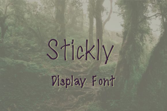 Stickly: A Simple and Neat Display Font for Modern Web Design