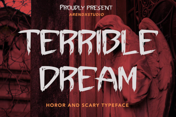 Terrible Dream Display Font for Dramatic Web Typography