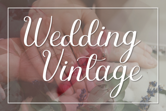 Wedding Vintage: A Refined Script Handwritten Font for Elegant Branding