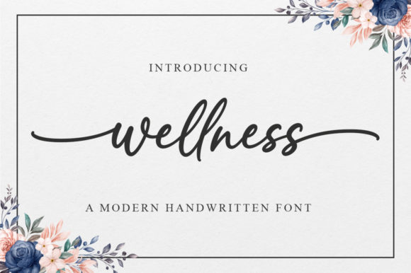 Wellness Script Font for Elegant Editorial Design