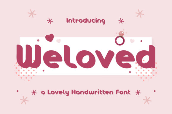Weloved Font: A Friendly Display Typeface for Kids’ Campaigns